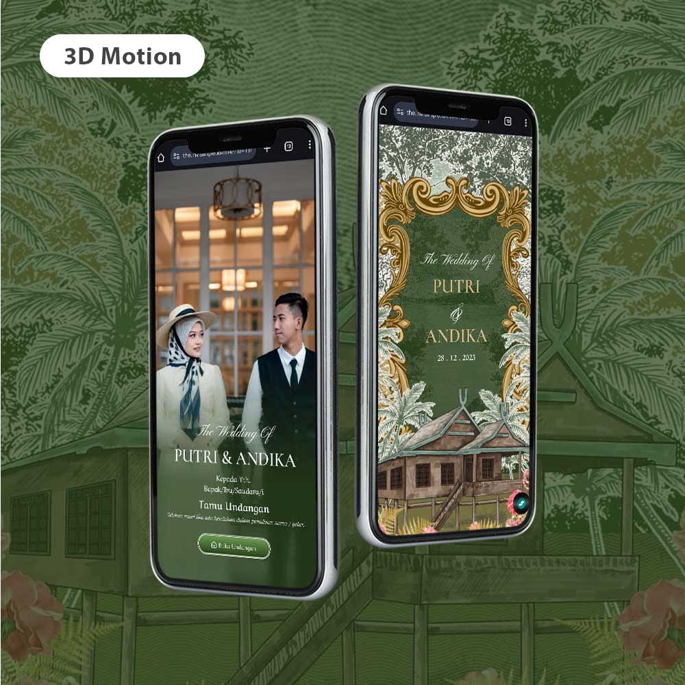3D Motion 14 (Tanpa Foto) - Adat Bugis