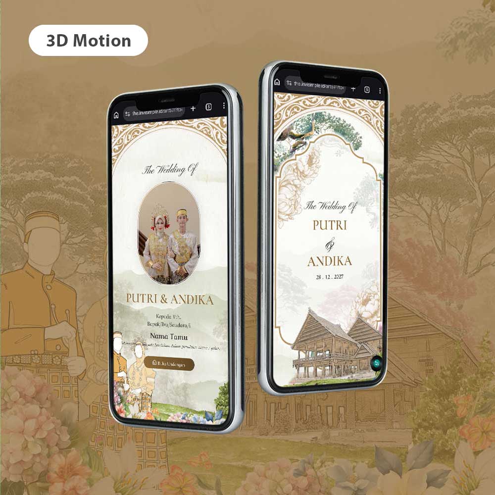 3D Motion 57 (Tanpa Foto) – Adat Bugis